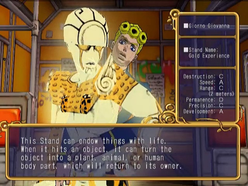 JoJo's Bizarre Adventure: Golden Wind online multiplayer - ps2