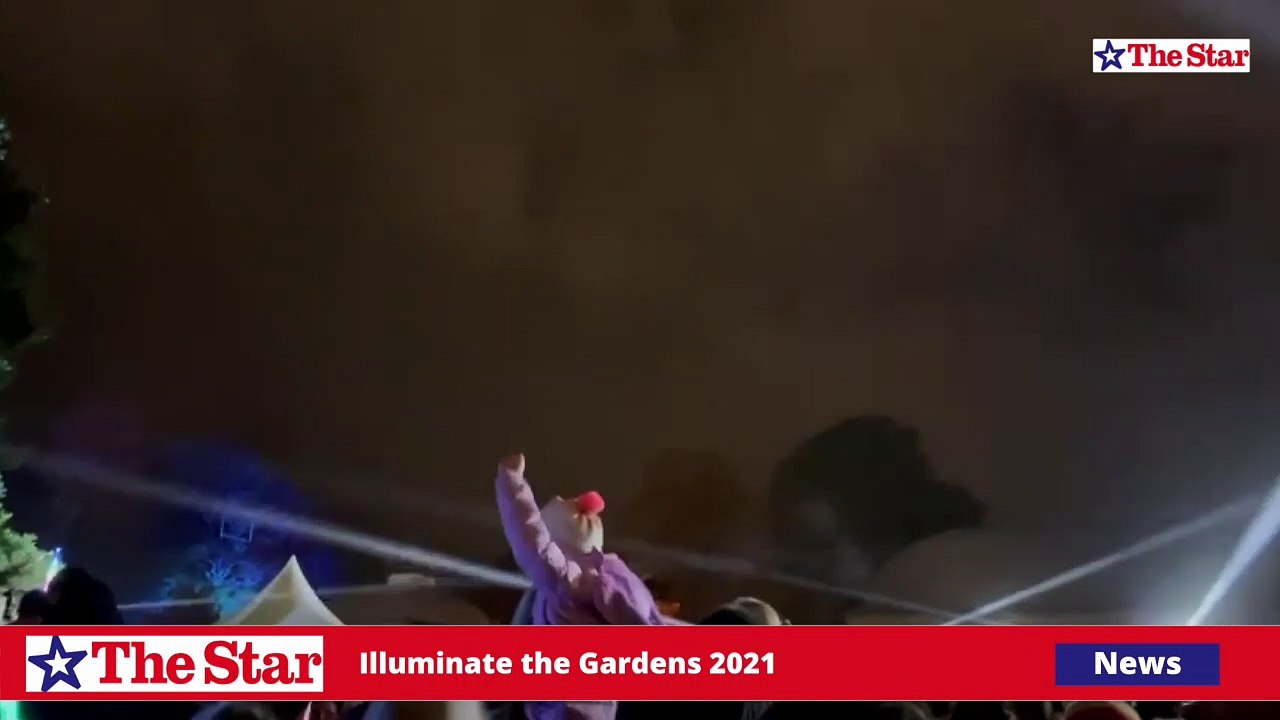 Illuminate the Gardens firework display 2021 - Sheffield Botanical Gardens