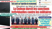 Le Titrologue du 08 Novembre 2021 : Situation au Mali et en Guinée, la CEDEAO durcit les sanctions