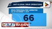 66 drug suspects, arestado sa magkakahiwalay na anti-illegal drug ops ng pamahalaan