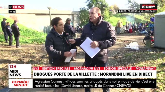 Porte de la Villette - Un riverain révèle en direct au micro de Morandini Live avoir monté une milice dans le quartier pour affronter les toxicomanes et sécuriser les lieux - VIDEO