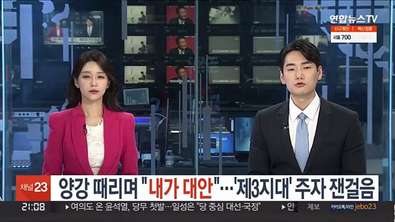 양강 때리며 "내가 대안"…'제3지대' 주자 잰걸음