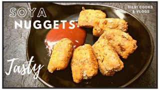 Tasty SOYA NUGGETS _ Starters Recipe _ Snacks Recipe _ Quick Snacks Recipe _ Silvi Cooks & Vlogs _