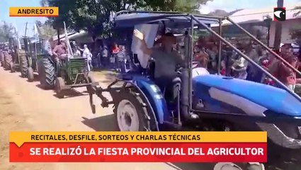 Se realizó la Fiesta Provincial del Agricultor