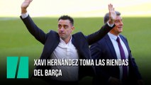 Xavi Hernández toma las riendas del Barça