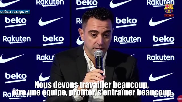 Xavi dévoile son plan pour redorer le blason du FC Barcelone
