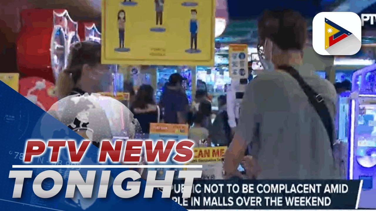 Palace reminds public not to be complacent amid influx of people in malls over the weekend