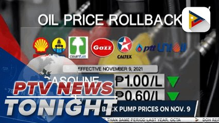 Oil firms to roll back pump prices on Nov. 9