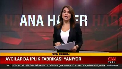 Son dakika haberi: Avcılar'da iplik fabrikasında korkutan yangın