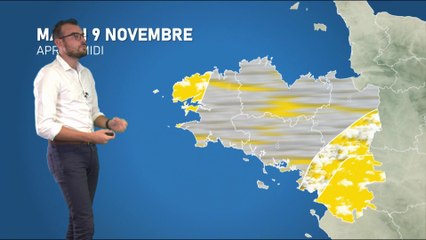 Bulletin météo pour le mardi 9 novembre 2021