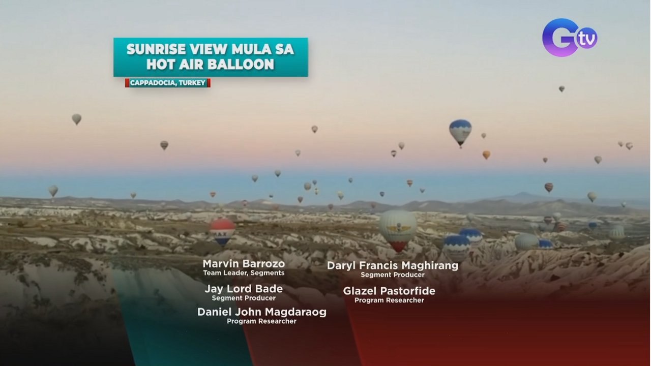 Sunrise view mula sa hot air balloon | SONA