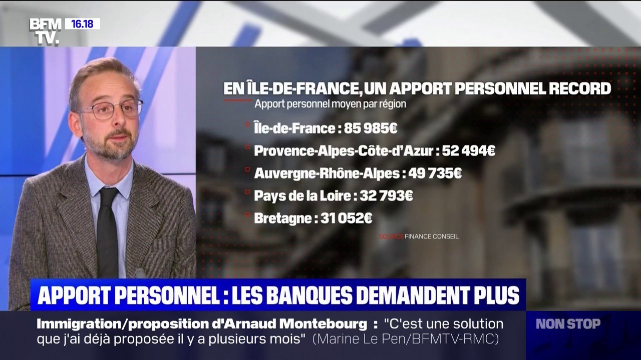 Immobilier: si les taux d'intérêt sont historiquement bas, les banques demandent de plus en plus d'apports personnels pour emprunter