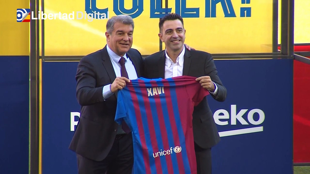 Xavi, en su presentación: "El Barça tiene que ganar"
