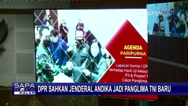 DPR Sahkan Jenderal Andika Perkasa Jadi Panglima TNI Baru