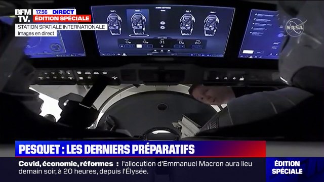 Thomas Pesquet et ses coéquipiers se préparent à quitter la Station spatiale internationale