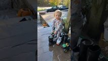 Baby Emery Unlocks Door and Soaks Boots
