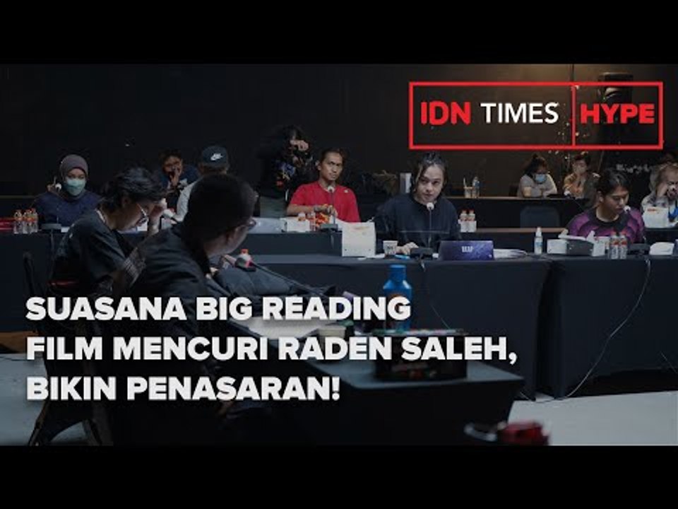 SUASANA BIG READING FILM MENCURI RADEN SALEH, BIKIN PENASARAN!