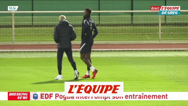 Pogba blessé à l'entraînement - Foot - Bleus
