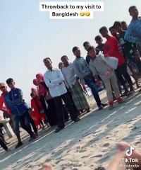 Une touriste montre ce que ça donne d'aller se poser sur une plage au Bangladesh