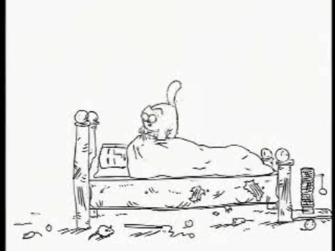 Reveil Par Un Chat Dessin Anime Video Dailymotion