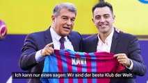 Euphorie bei Xavi-Vorstellung: 