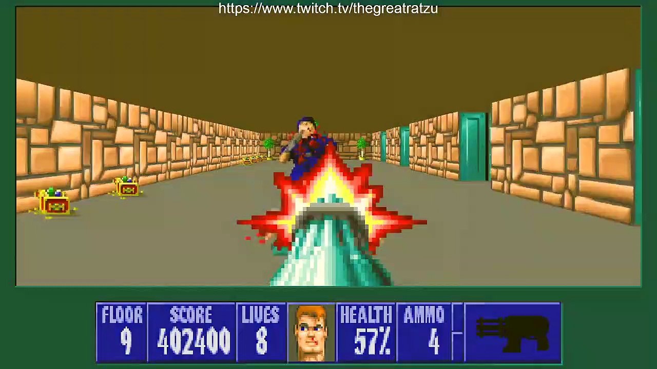 Chatzu Plays Wolfenstein 3D Episode 6 Part 2 - Necessary Secrets
