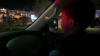 Clown at Haunted Car Wash Scares Son