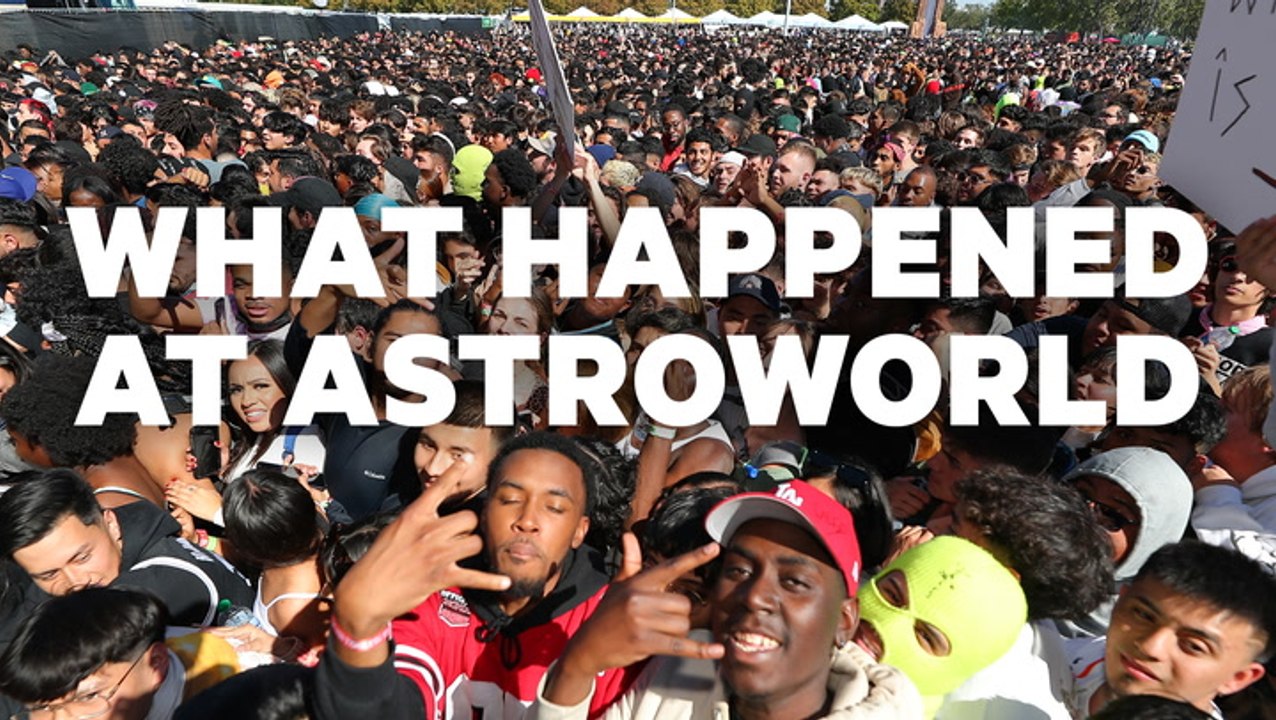 VIDEO: Concertgoers yelled for help during a deadly stampede at Travis Scott's Astroworld music festival