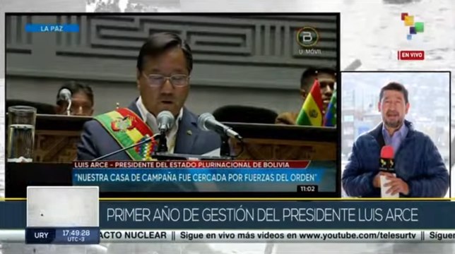 Luis Arce informa sobre comportamiento económico de Bolivia