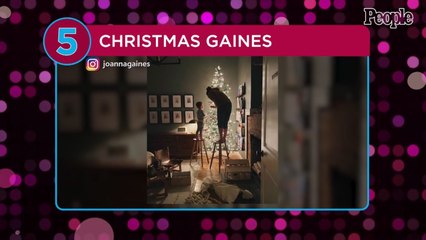 Joanna Gaines and 3-Year-Old Son Crew Decorate Christmas Tree Together in Cozy Family Photos