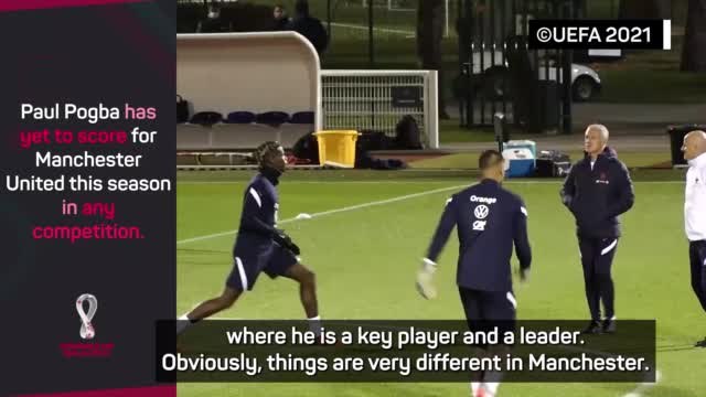 Deschamps confident in Pogba despite Man U frustrations