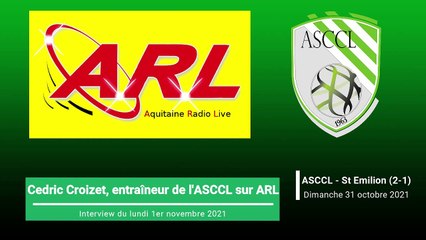 Cedric Croizet sur ARL le 1er novembre 2021