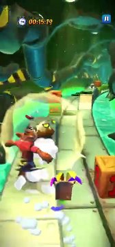 Sewer Or Later Gold Relic Run Time Trial Gameplay - Crash Bandicoot: On The Run!