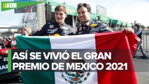 Verstappen gana el Gran Premio de México; 'Checo' Pérez sube al podio