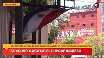 se volvió a agotar el cupo de ingreso a través del puente Posadas-Encarnación