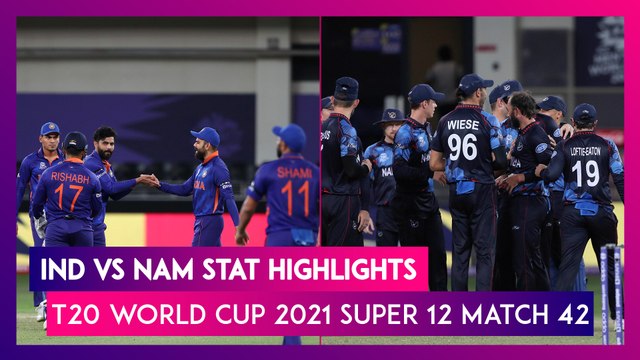 IND vs NAM Stat Highlights T20 World Cup 2021: Rohit Sharma Reaches Milestone in Dominant Win