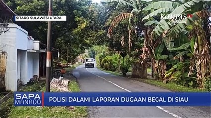 Polisi Dalami Laporan Dugaan Begal Di Siau