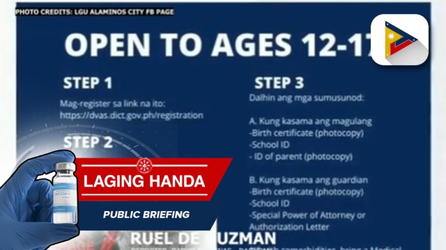 LGU Alaminos City, nagsimula na sa pagbabakuna sa mga kabataang edad 12-17 taong gulang