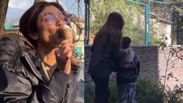 Shilpa Shetty बच्चों Viaan और Samisha संग धर्मशाला में कर रहीं एंजॉय, शेयर कीं Photos | FilmiBeat