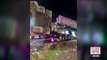 Camión se queda sin frenos y choca contra caseta en la México-Puebla