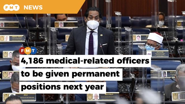 Govt set to spend RM370 million on placing medical related officers in permanent posts, says Khairy