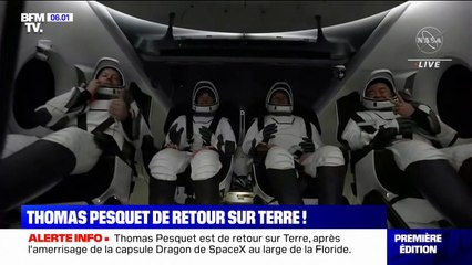 Les images du retour sur Terre de Thomas Pesquet