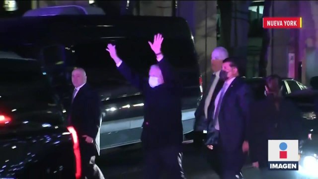 Simpatizantes dan calurosa bienvenida a López Obrador en Nueva York