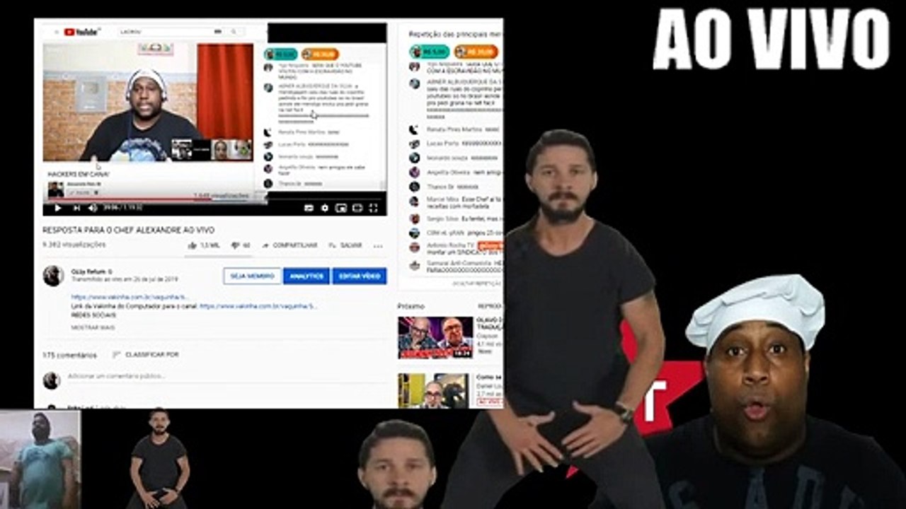 CHEF ALEXANDRE Esquerdista ESTÁ TENTANDO DERRUBAR O MEU CANAL !