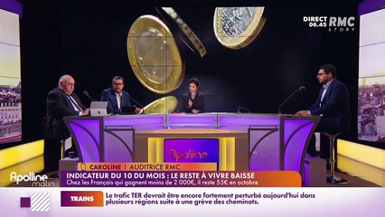 On peut tout dire sur RMC : Indicateur du 10 du mois, le reste à vivre baisse - 09/11