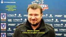 FRA - Hockey sur glace Interview de Michal Divisek, Coach des Sangliers Arvernes de Clermont-Ferrand, 06/11/2021 (D1 – J05 Clermont-Ferrand VS Nantes)