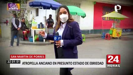 SMP: Familia exige justicia para anciano que fue atropellado por un conductor que se dio a la fuga