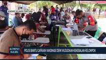 Polisi Bantu Capaain Vaksinasi Demi Wujudkan Kekebalan Kelompok