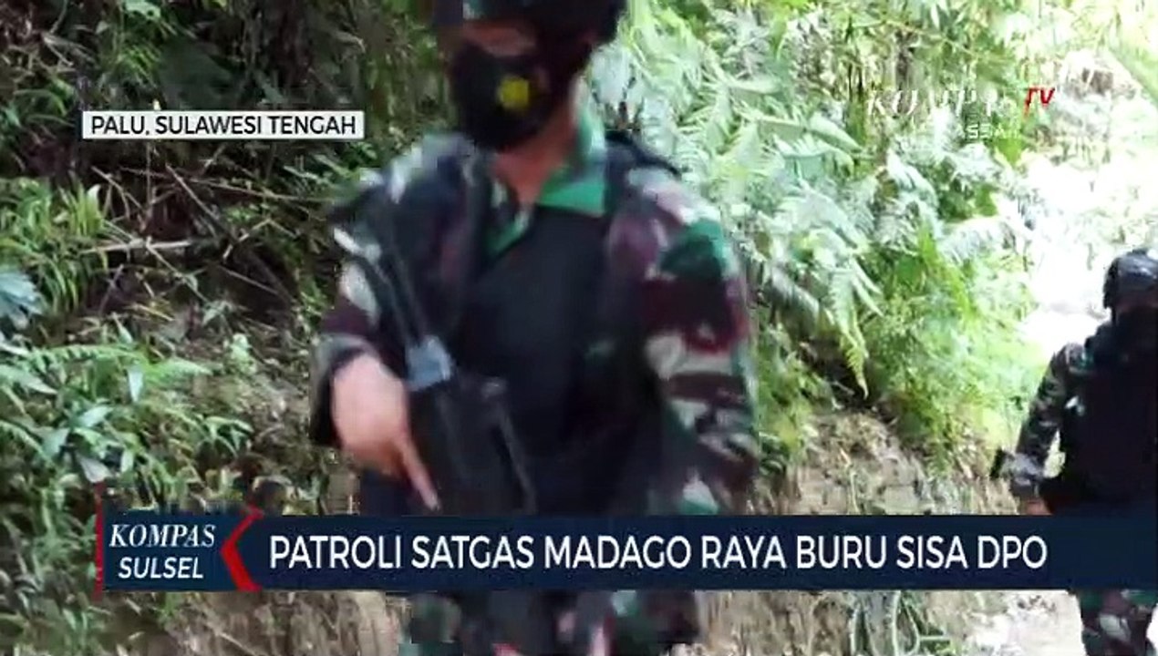 Patroli Satgas Madago Raya Buru Sisa Dpo
