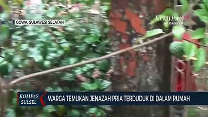 Warga Temukan Jenazah Pria Terduduk Di Dalam Rumah